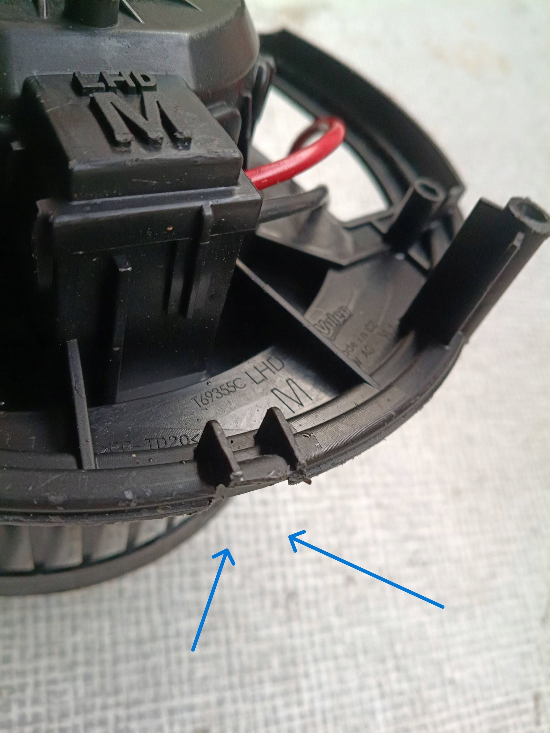fan air conditioning devices VW T69355C