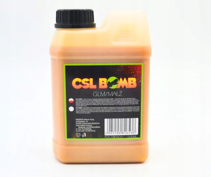 Massive Baits Liquid Csl Boomb GLM/Małż 1000ml