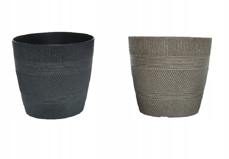 

Doniczka Osłonka Plastikowa Okrągła MIX 22 CM