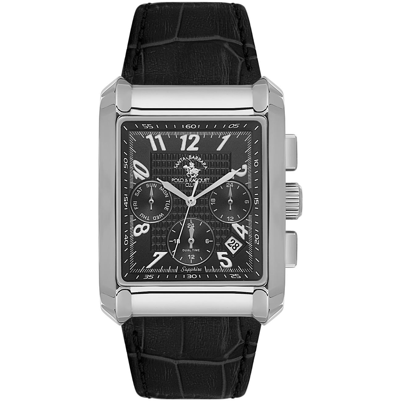 Pánské Hodinky Santa Barbara Rocket Polo Club SB.1.10550-1, černý pásek