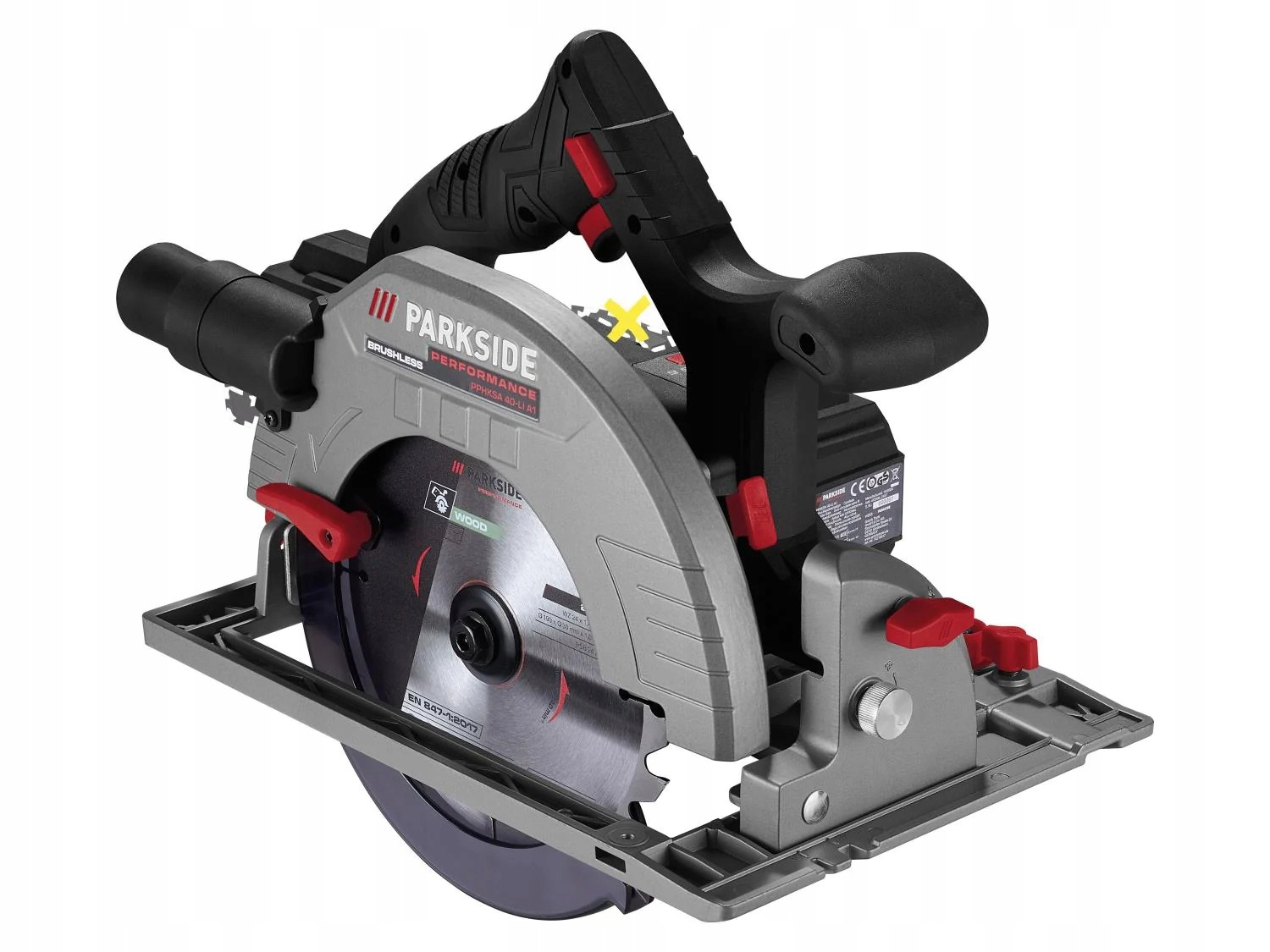 Parkside Performance Pphksa 40-Li A1 40 V akumulatorowa piła tarczowa (Bateria i