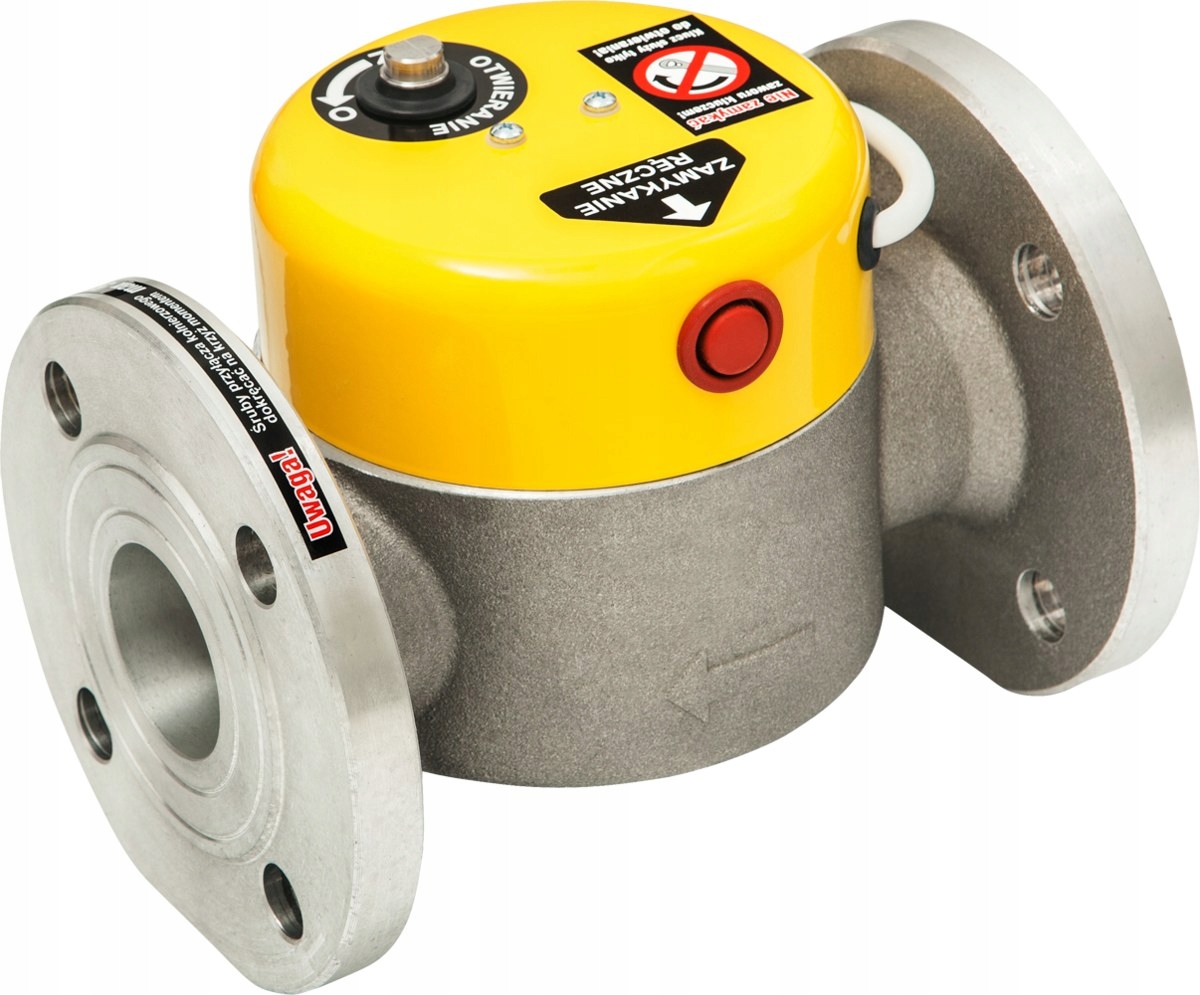 Klapkový ventil MAG-3/DN50, Ex, s kompletnou sadou prírub