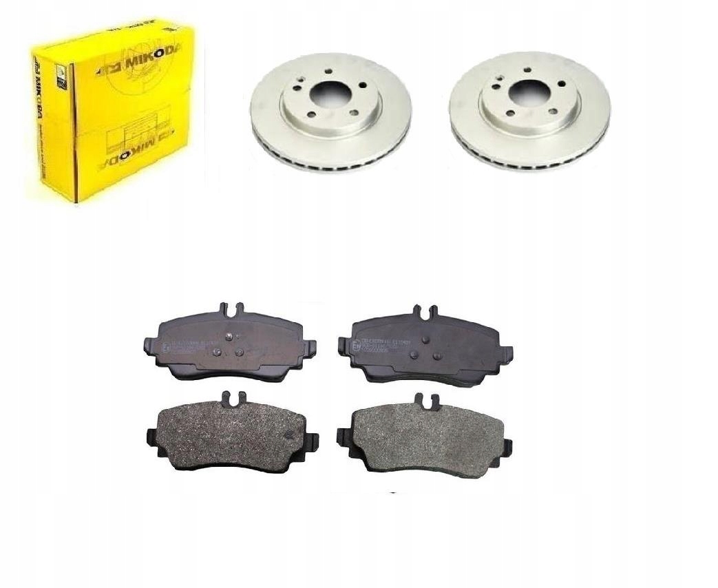 Kotouče Mercedes A W168 Přední 260 Ventilů Sada