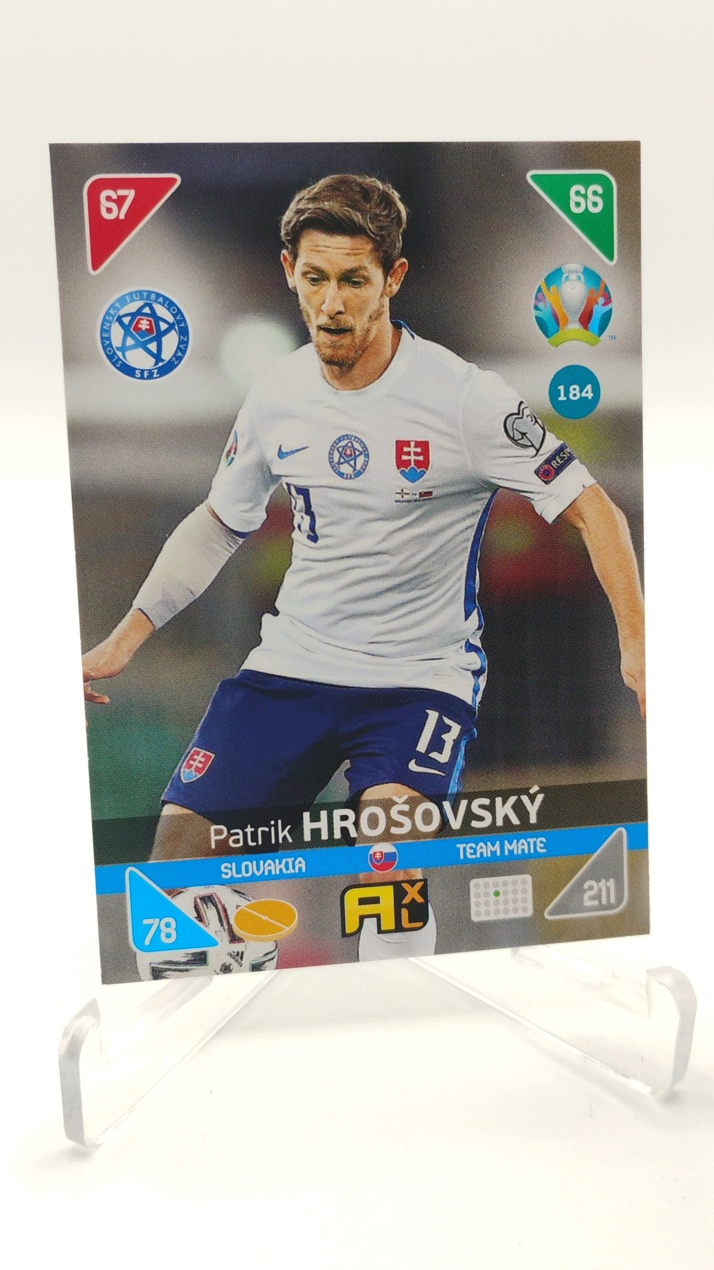 Panini Euro 2020 Kick Off 2021 Team Mate 184 Patrik Hrosovsky Słowacja
