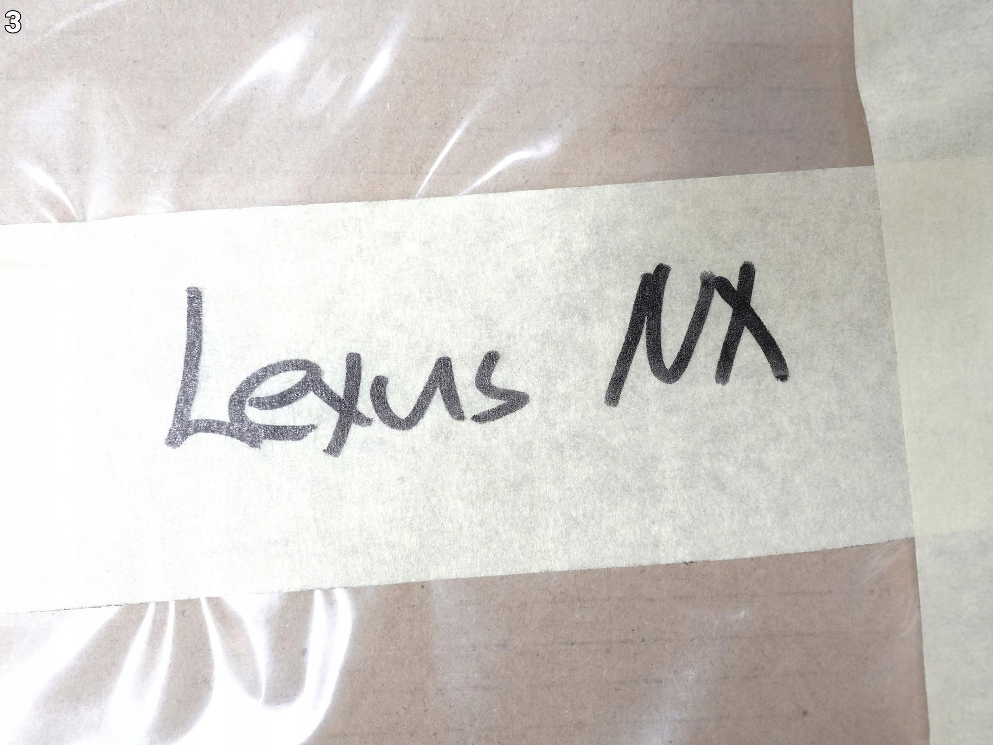LEXUS NX II 2 AZ20 21- moulding dust windows door front right CHROM ORG