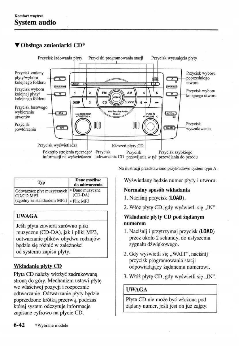 Mazda 6 2007-13 Sedan Kombi+Radio Instrukcja Tematyka Samochody osobowe