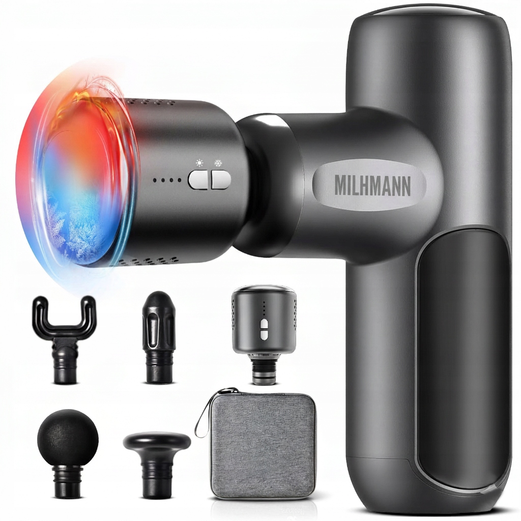 ARBOLEAF Mini Masażer Do Mięśni 5 Końcówek 5 Poziomów 3200 RPM 0,39kg — miniatura 8