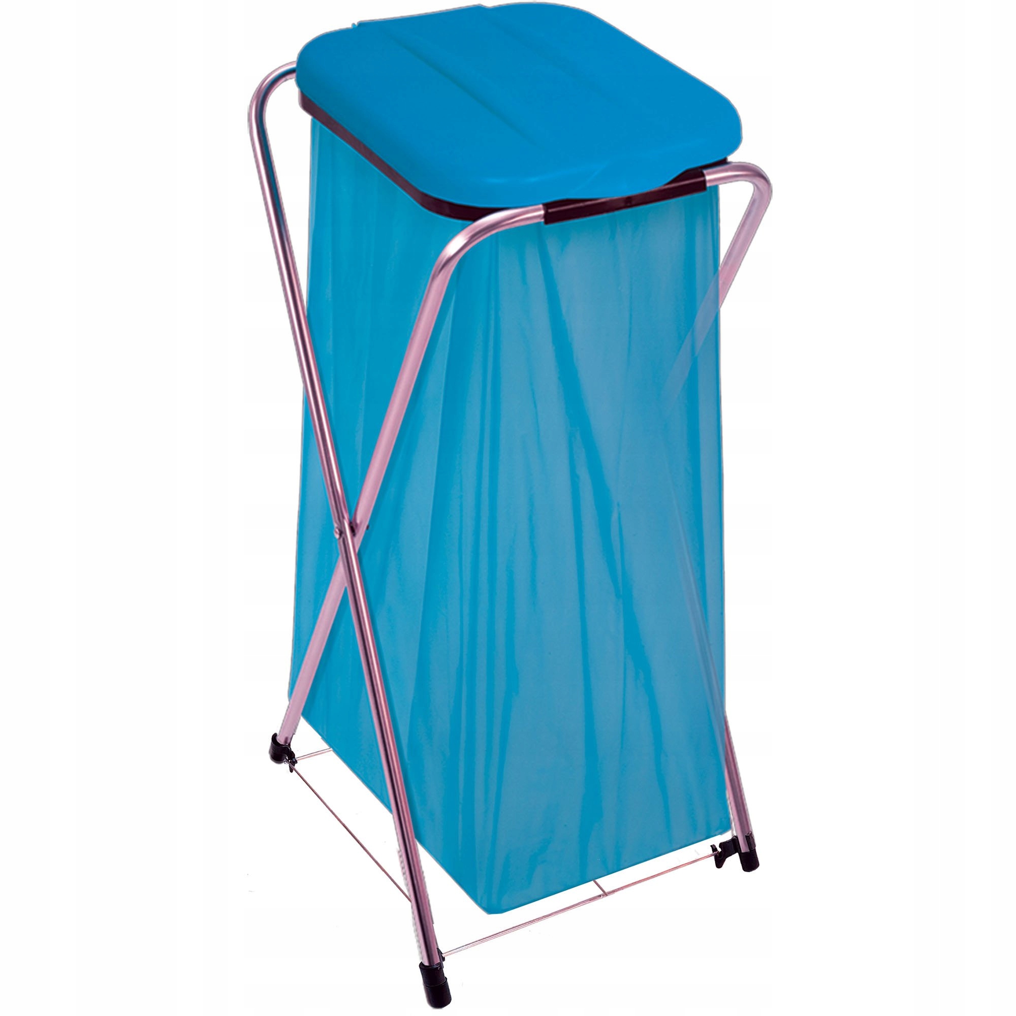 Stojak Na Worki Na Śmieci Stelaż Do Worków Segregacji Stal Premium 120L