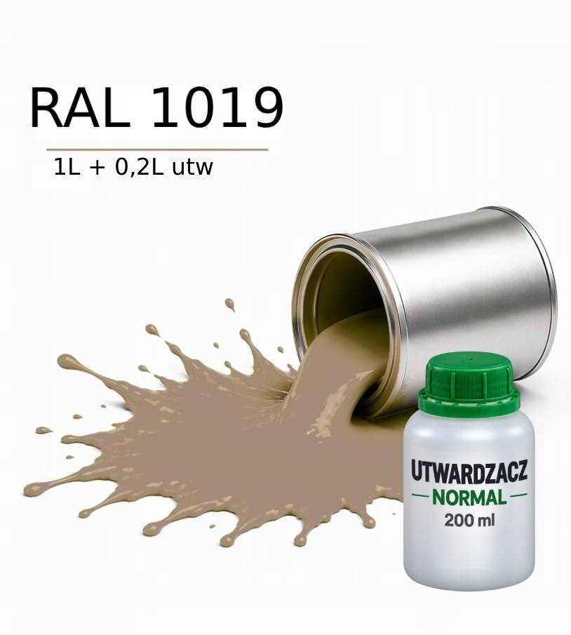 Valspar Ral 1019 Barva Dtm Základní Nátěr Polyuretanová 2K Polomat 1L Utw. 0