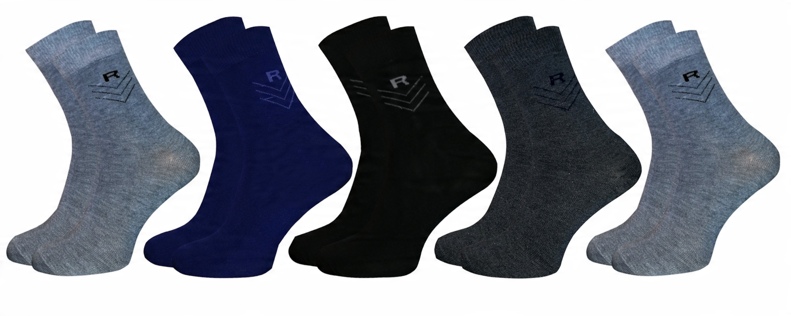 

5x Skarpetki męskie Skarpety długie 42-46 Cotton