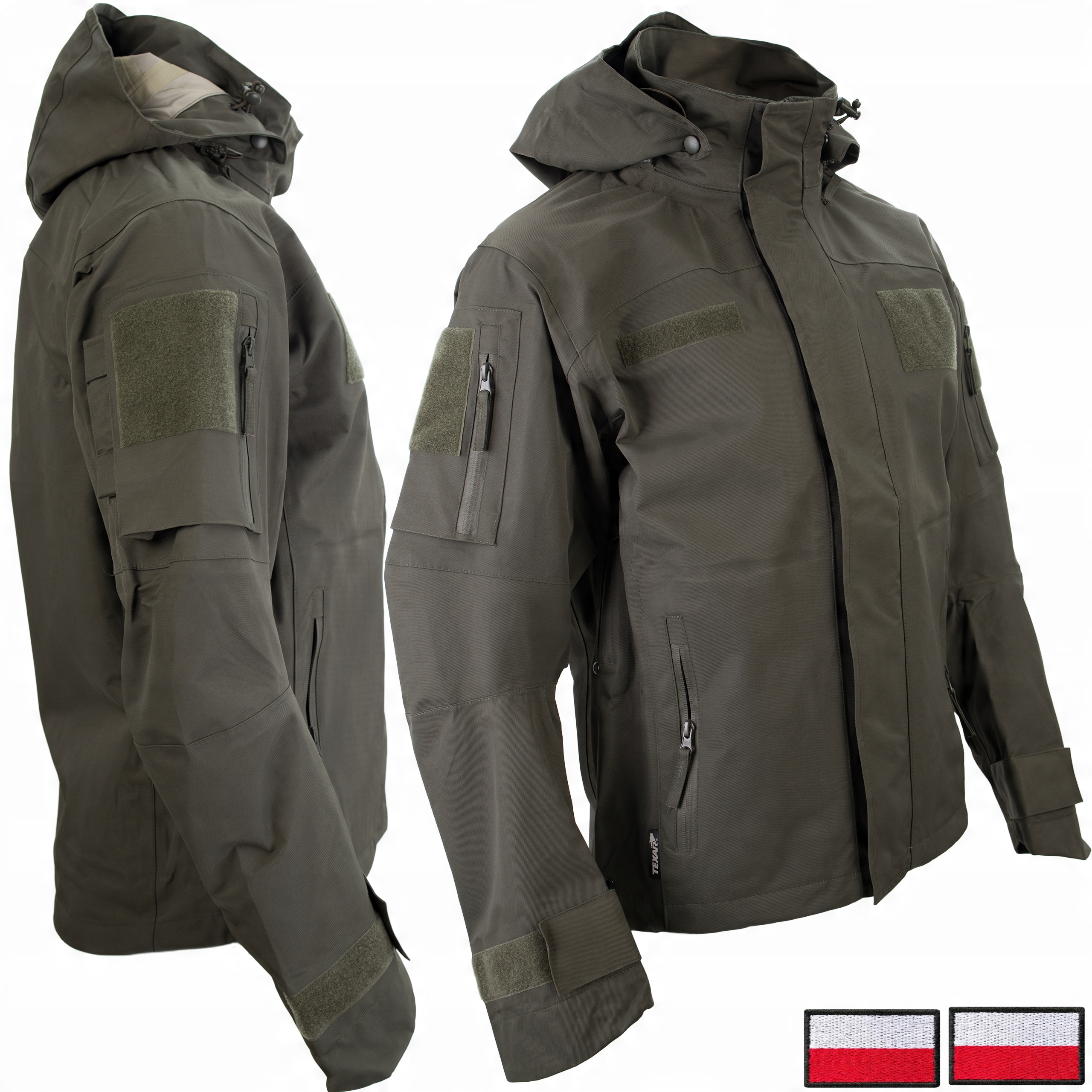 

Texar Kurtka Wojskowa Conger Wodoodporna Olive M