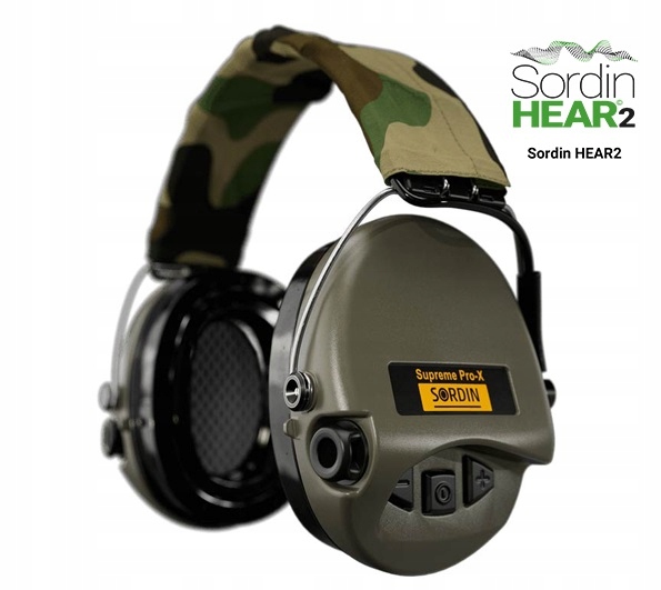 Słuchawki aktywne Sordin Supreme Pro X camo Led Hear 2