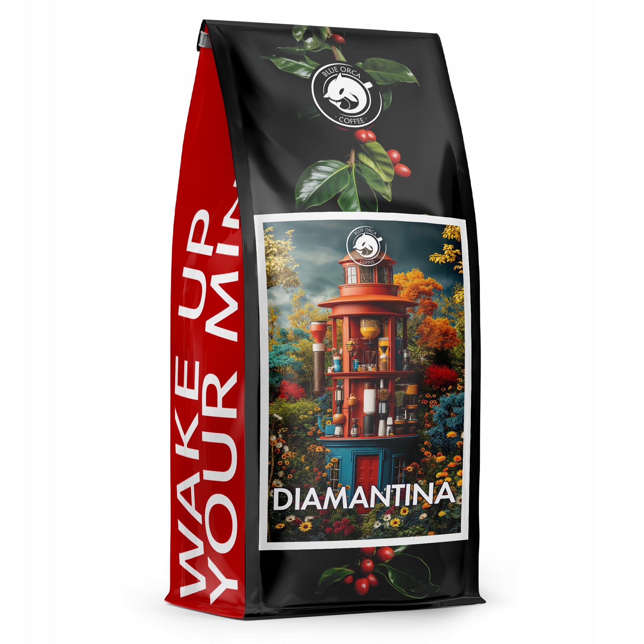 Levně Káva zrnková 1 kg Brazílie Brazil Diamantina Arabica 100% limitovaná edice