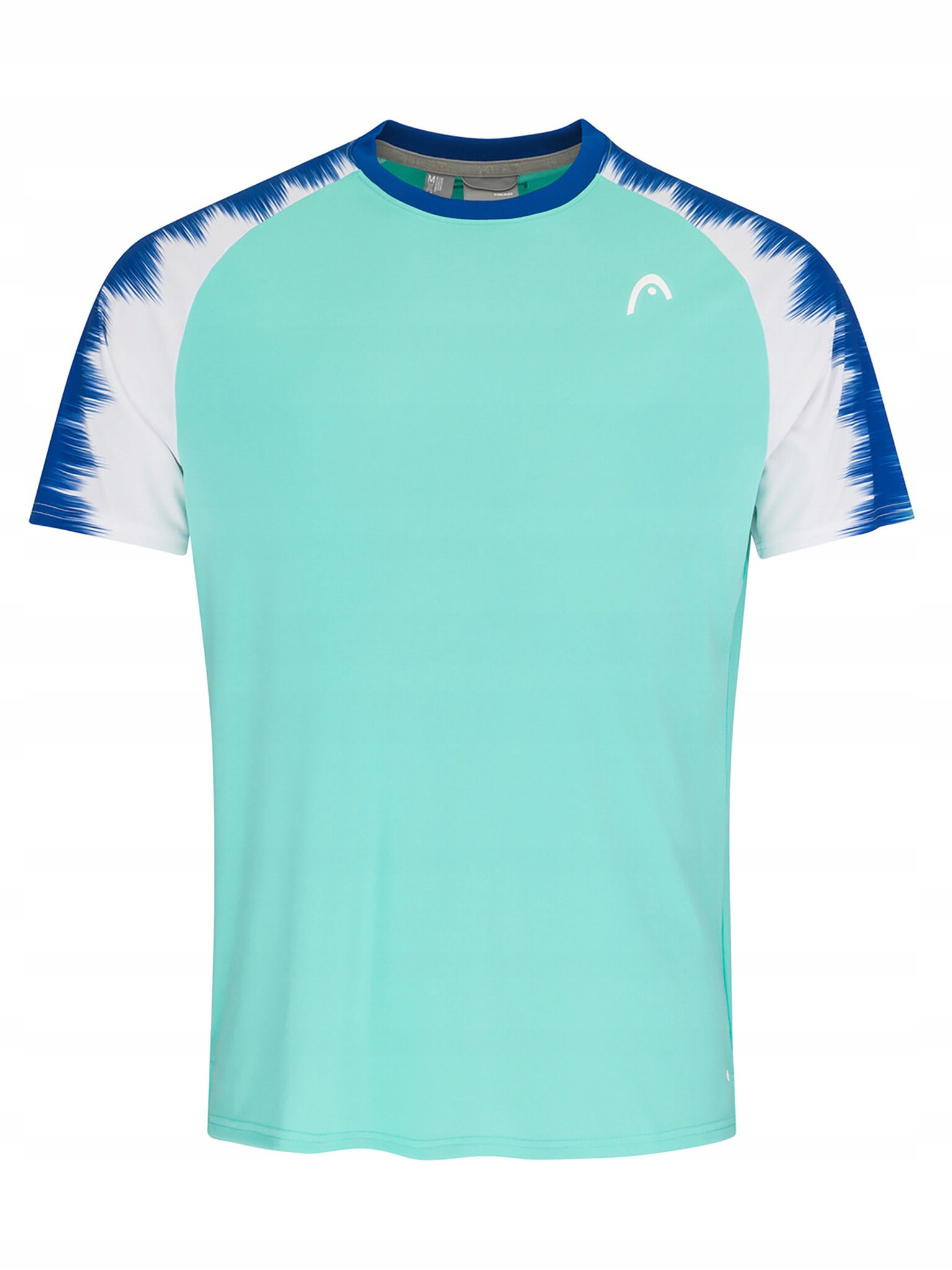 Head T-Shirt Topspin 811453 Turkusowy Regular Fit