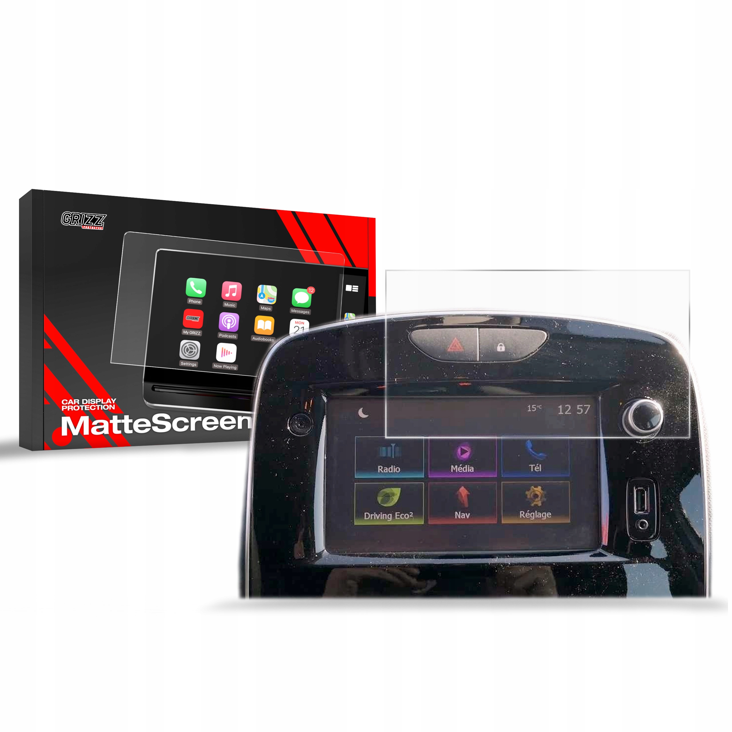 Folia Antyodciskowa do Renault Clio 4 7" R-link (2012-2018)