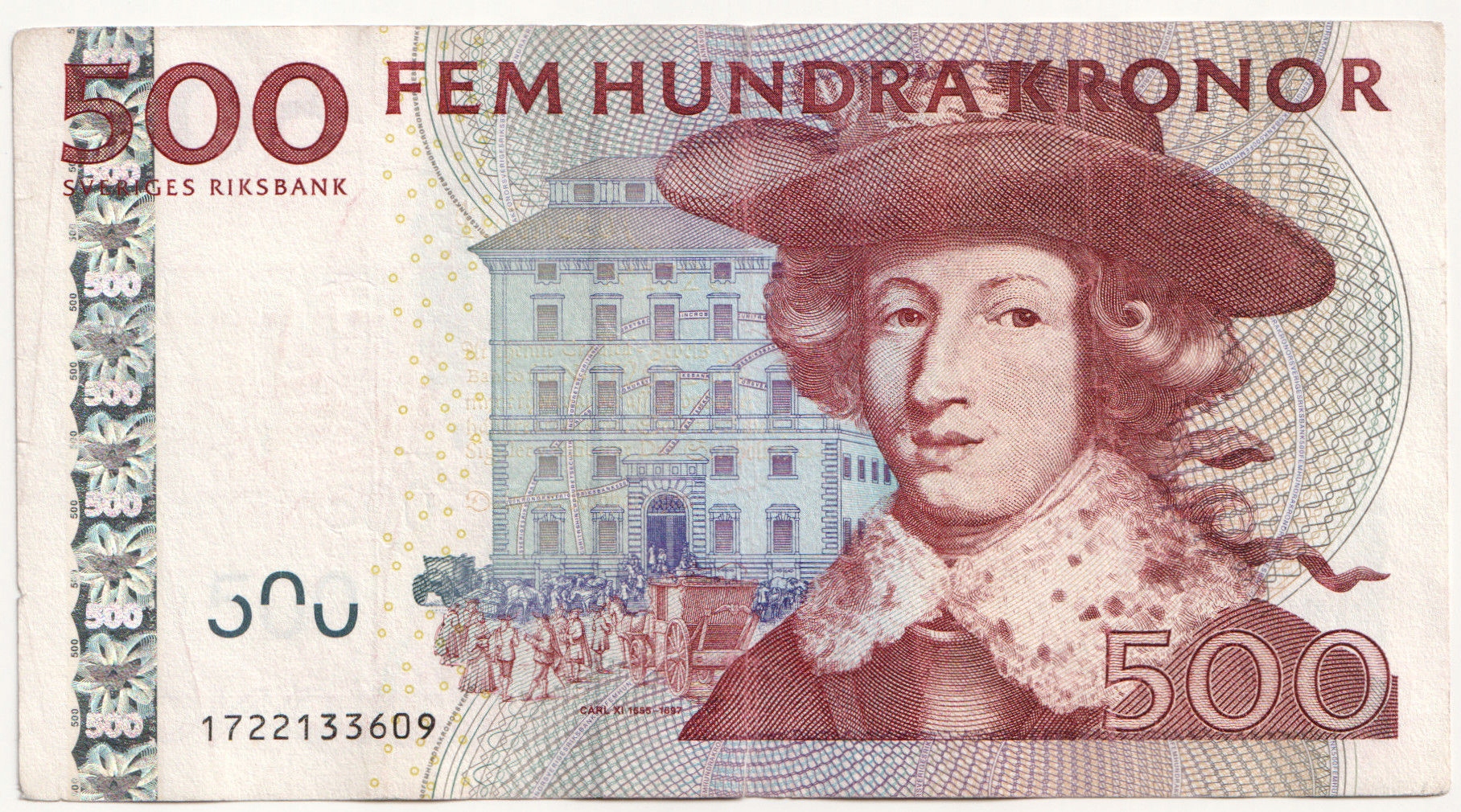 4.gp.Szwecja, 500 Koron 2001, P.66.a, St.2/3+