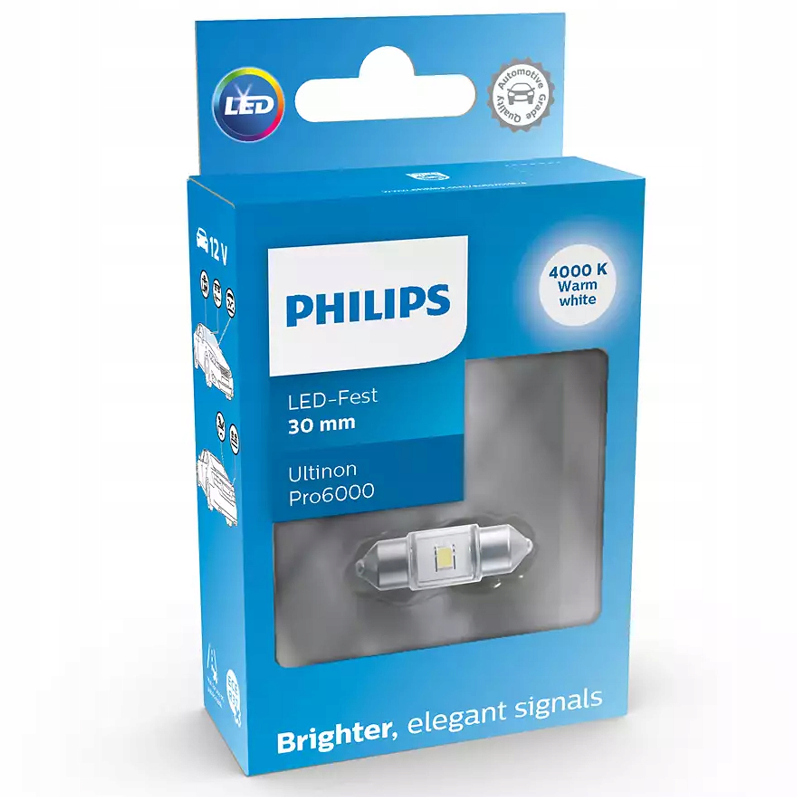 Филипс уфа. Сигнальная лампа Philips c5w (SV8.5/8) led 30мм White Ultinon pro6000 4000k 100лм 12v,. Лампа p21w светодиодная Филипс. Philips w5w Ultinon. W21/5w led Amber 11066 au60 12v x2.