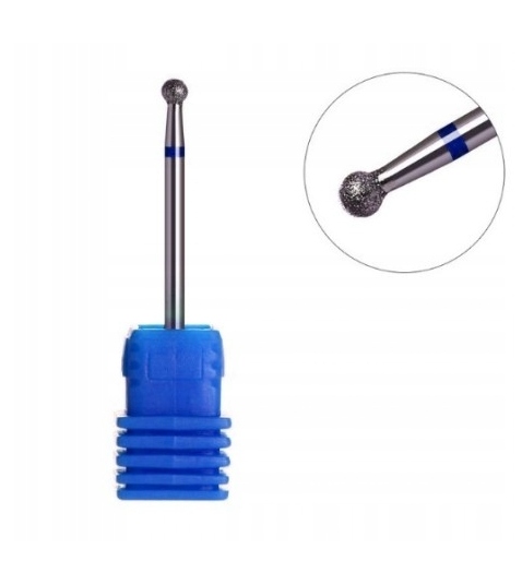 

Diamentowy Frez Kulka Do Skórek Żelu Akryl 4mm