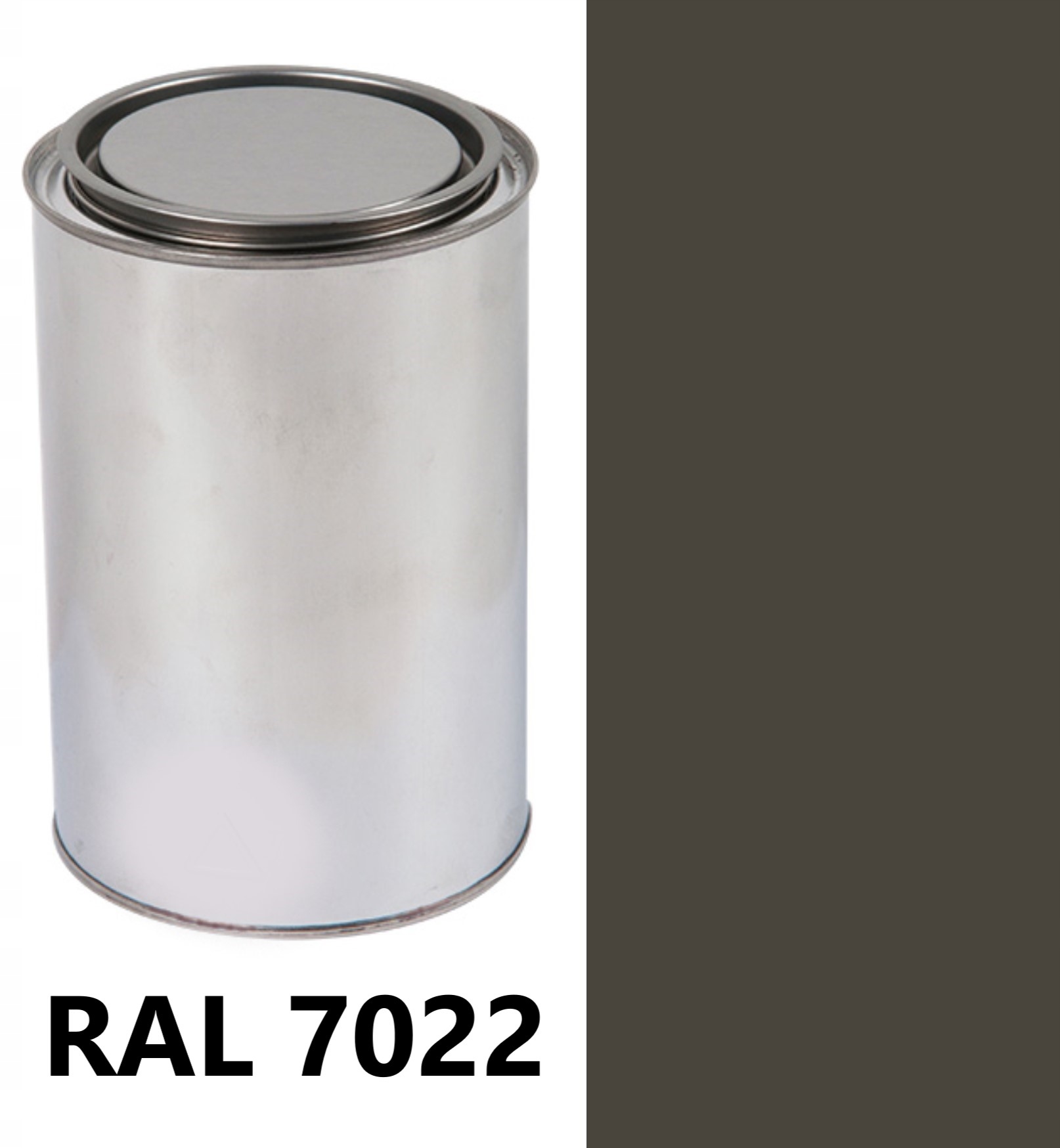 

Ral 7022 Poliuretan Akryl 2:1 Farba 1L Połysk