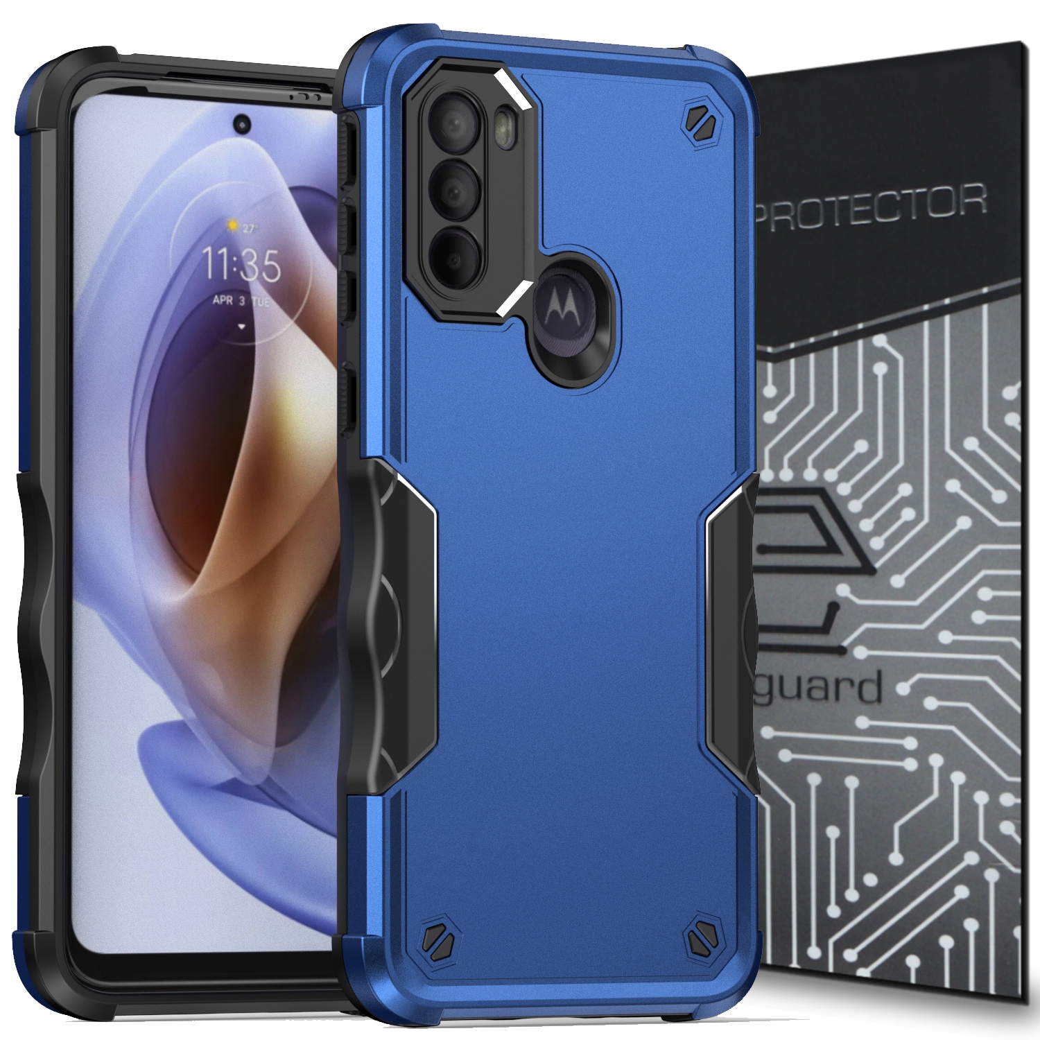 

Case Etui Pancerne+szkło do Motorola Moto G31 G41