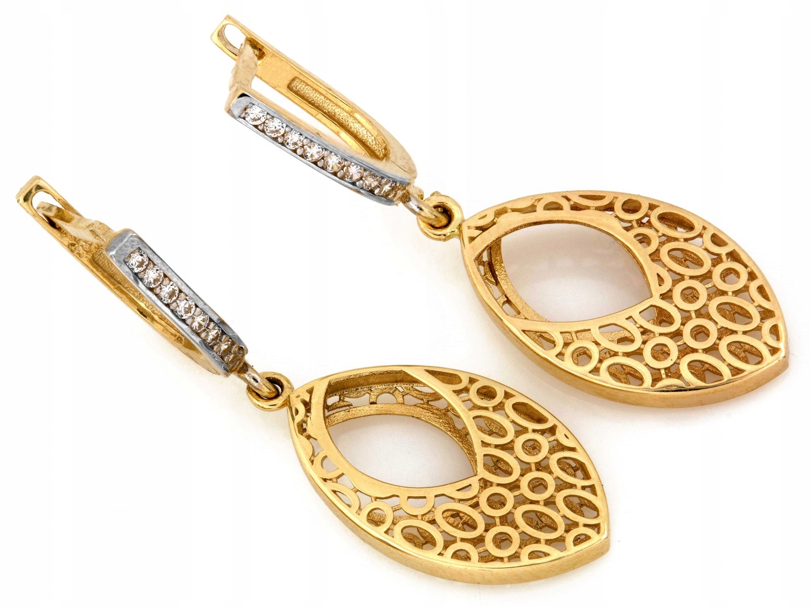 Dámské náušnice ze zlata 585, módní, 14kt