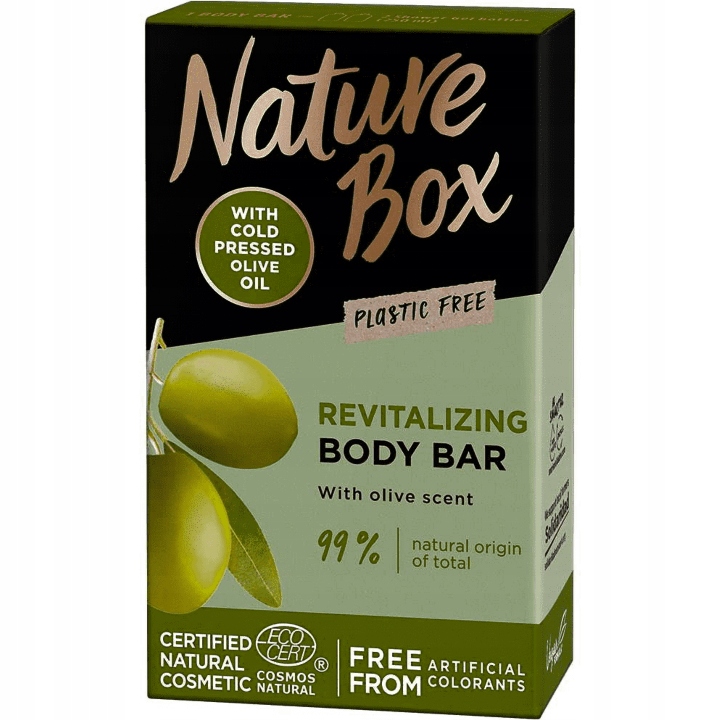 

Nature Box Kostka myjąca do ciała olej oliwka 100g