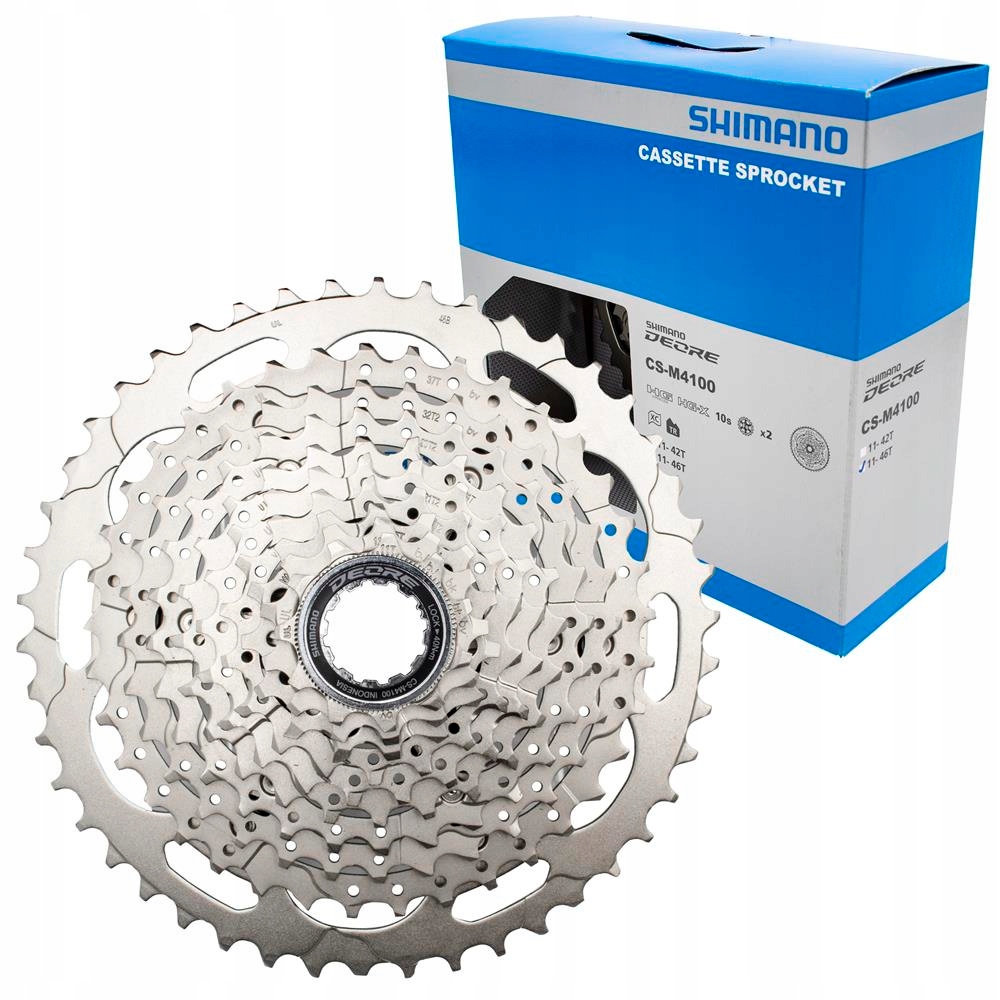 Kazeta na kolo Shimano Deore CS-M4100 11-46, 10rychlostní, Mtb XC Trail