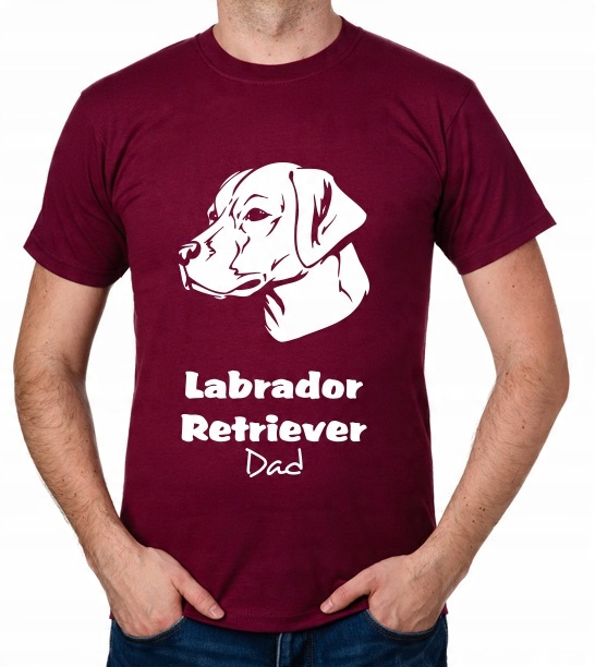 

koszulka Labrador Retriever Dad prezent