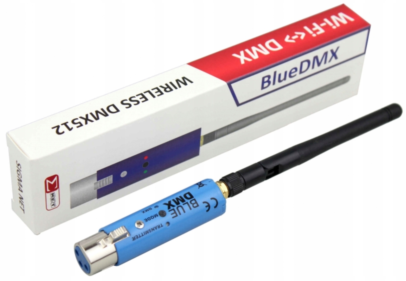 Sterownik BlueDMX V2 Usb C Bezprzewodowy DMX Sigma Net zasilacz