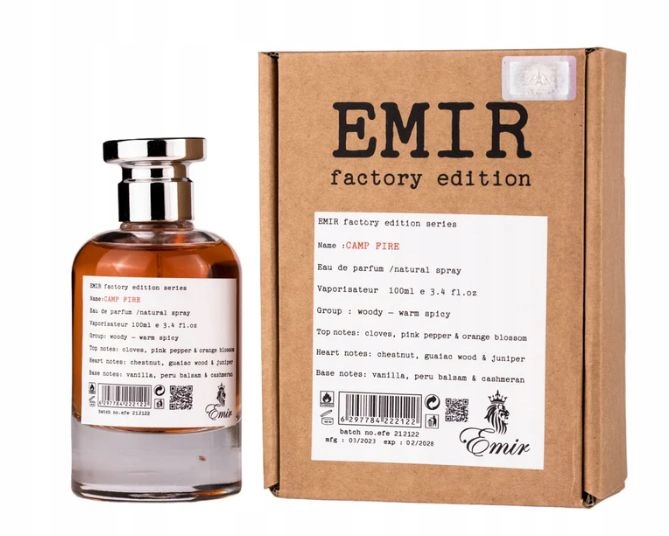 Paris Corner Emir Camp Fire Factory 100ml Edp Woda Perfumowana Zapach Męski