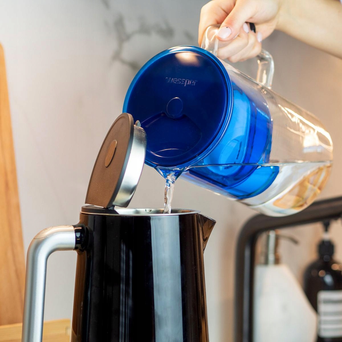 DZBANEK SZKLANY WESSPER D2 BOROSILICATE 3l + 1x FILTR WKŁAD WODY AQUAFLOOW Typ dzbanek filtrujący