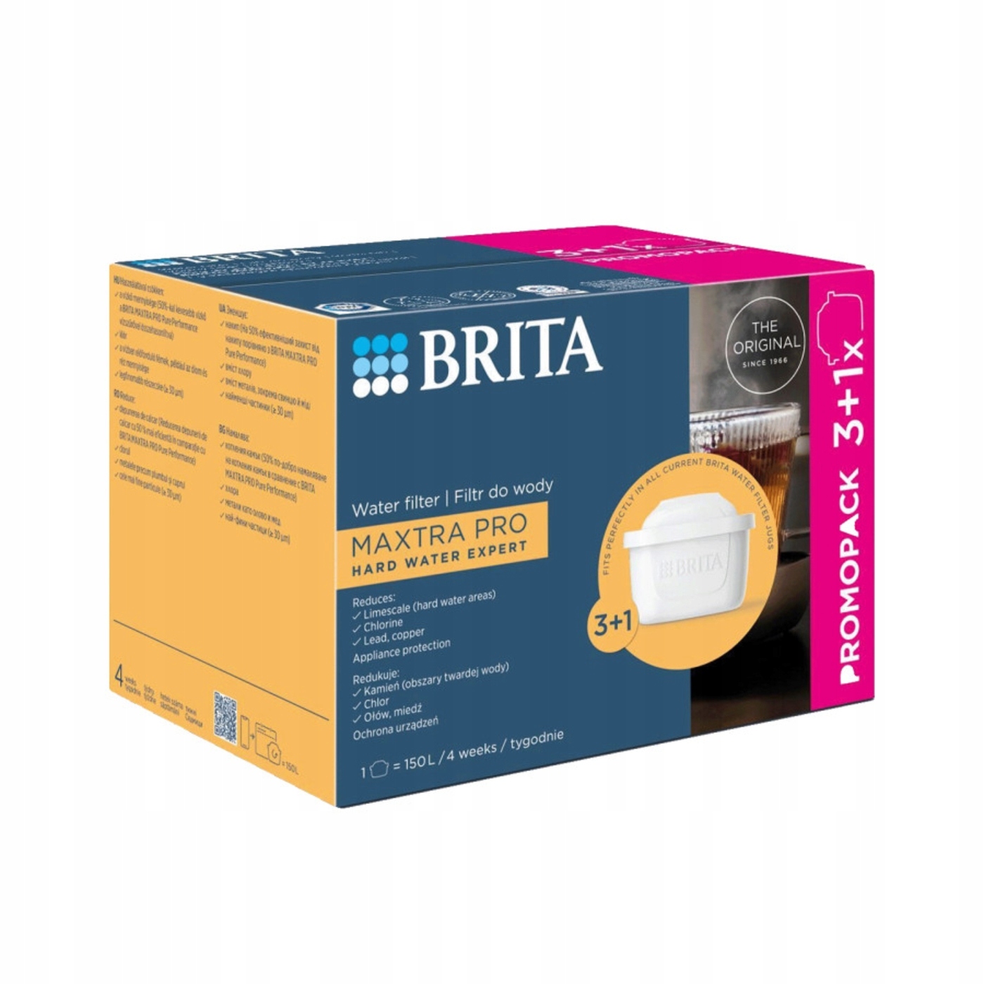 Brita Maxtra Pro Hard Water Expert filtr na vodu, 4 (3+1) ks