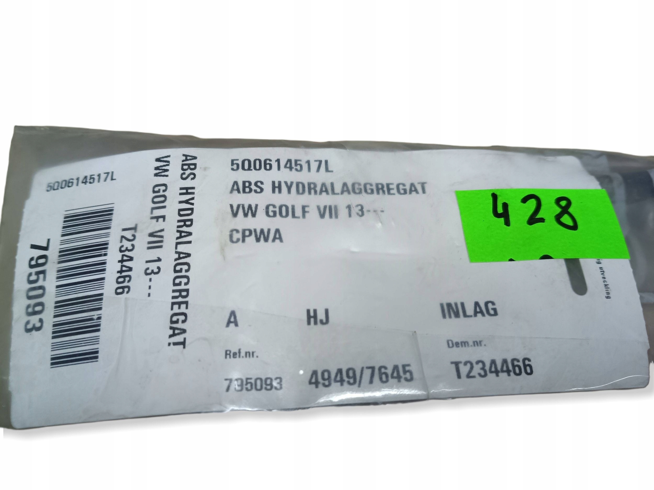 Pompa ABS VW GOLF VII 5Q0614517L 5Q0907379M