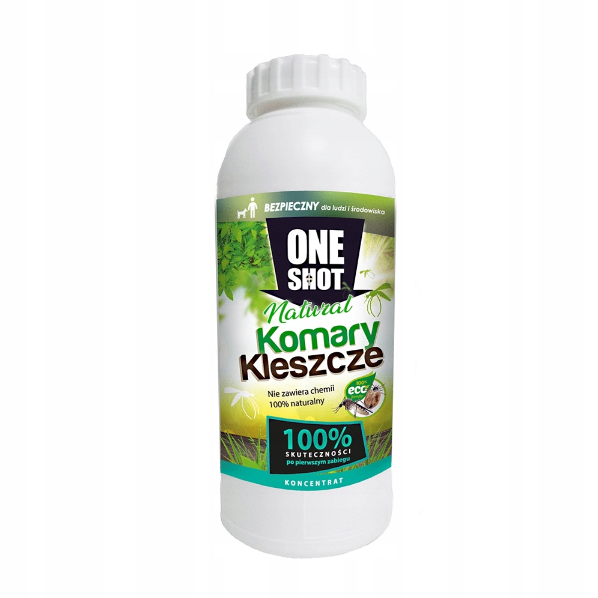 One Shot Natural na komary kleszcze koncentrat 1l