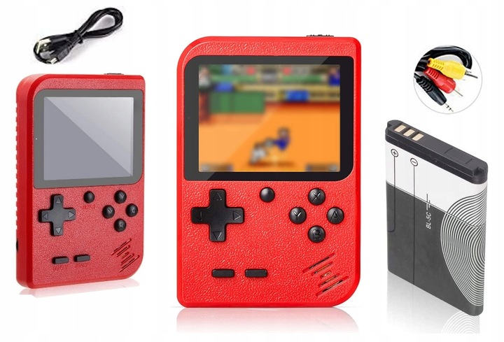 PRZENOŚNA MINI KONSOLA RETRO 400 GIER GAMEBOY GRA Mała Kieszonkowa Mario
