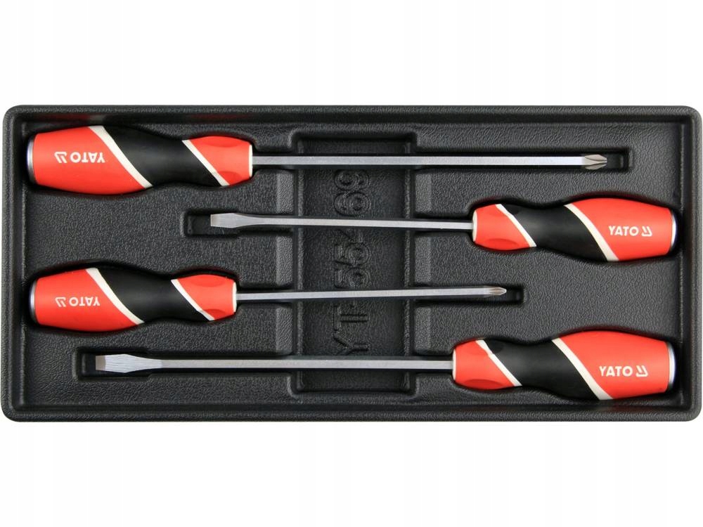 YATO WKŁAD DO SZUFLADY WKRĘTAKI DO POBIJANIA 4CZ. Wyposażenie w zestawie Tak
