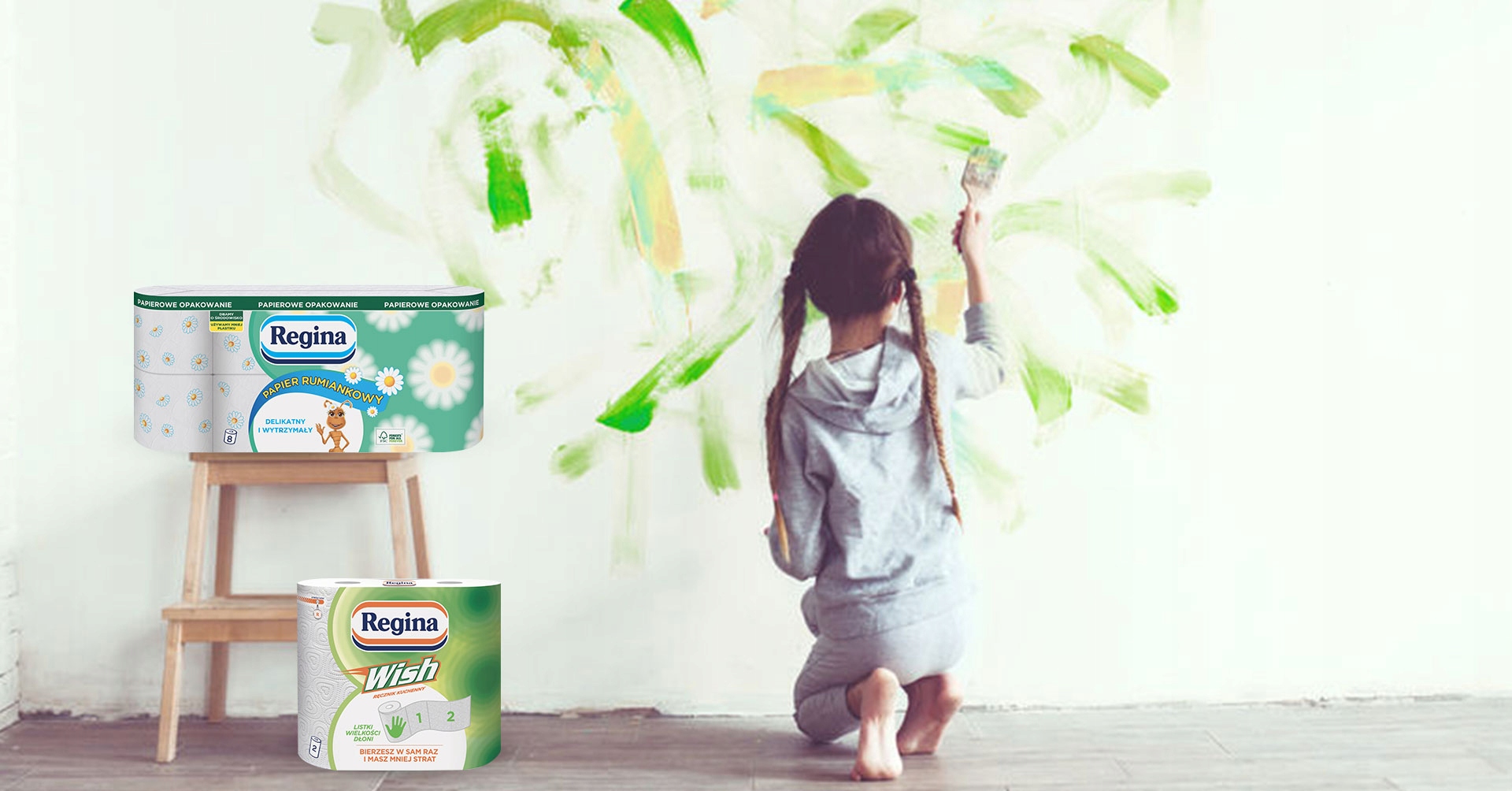 Papier Toaletowy REGINA mrówka RUMIANKOWY celulozowy mega paczka 16 rolek Kod producenta 413222612