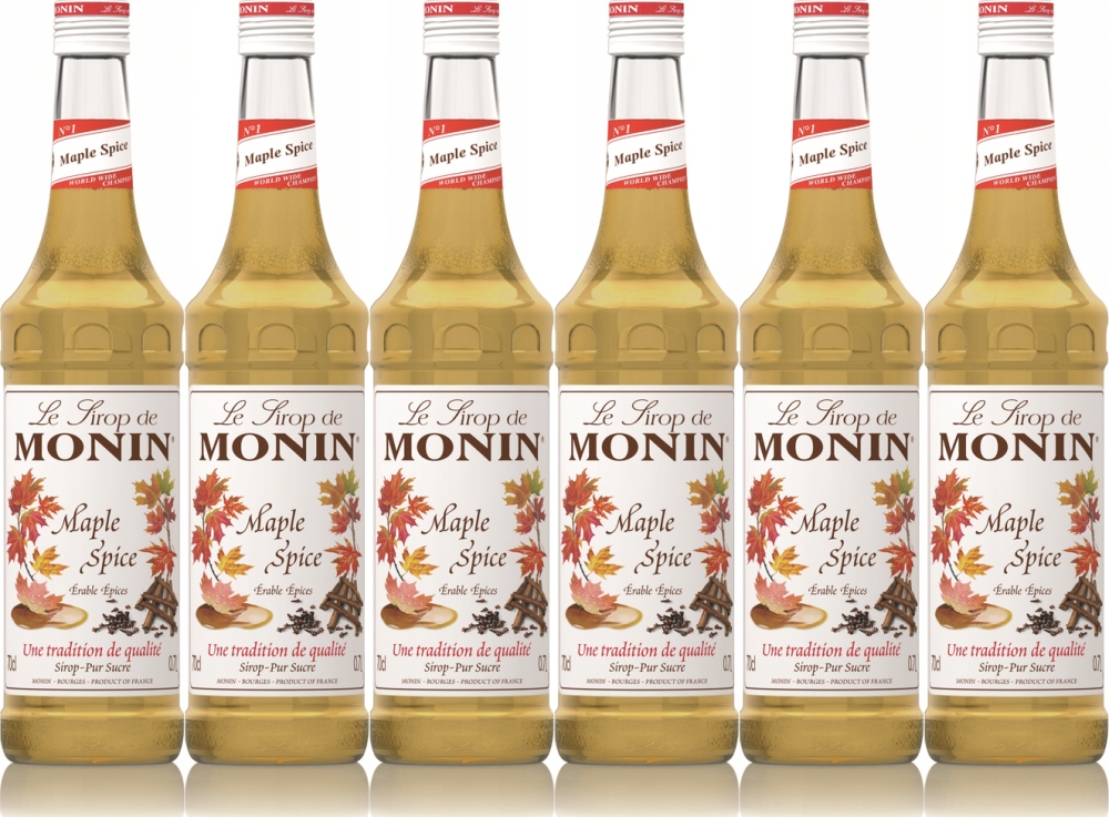 Syrop do kawy Monin Maple Spice klonowy 700ml x6