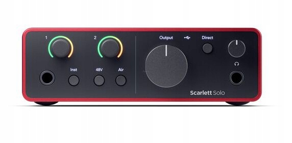 FOCUSRITE SCARLETT SOLO 4TH GEN INTERFEJS AUDIO USB +