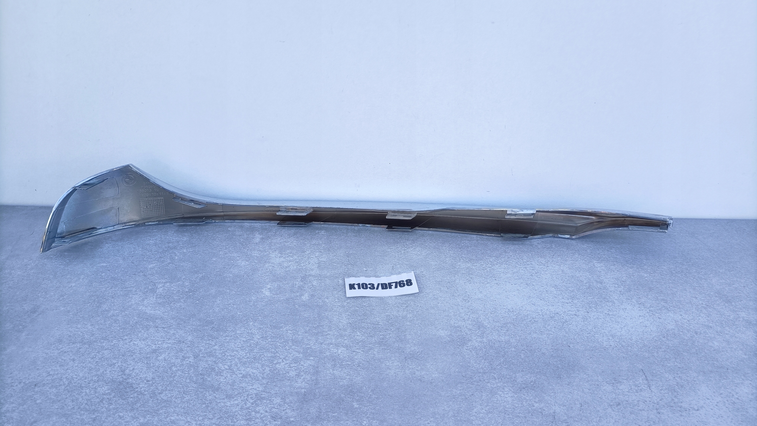 BMW 7 G11 G12 levý CHROM DO nárazníku předního lišta K103/DF768