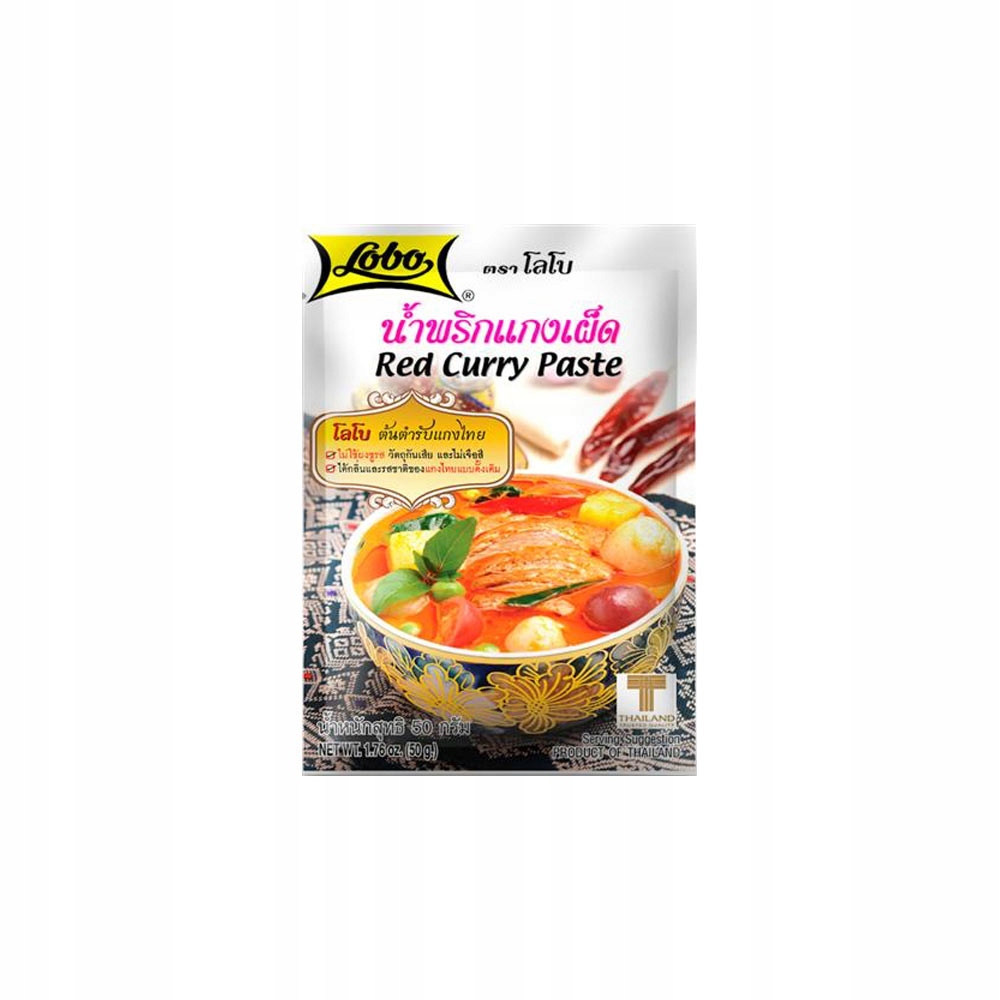 

Tajska Czerwona Pasta Curry Red Curry Paste 50g