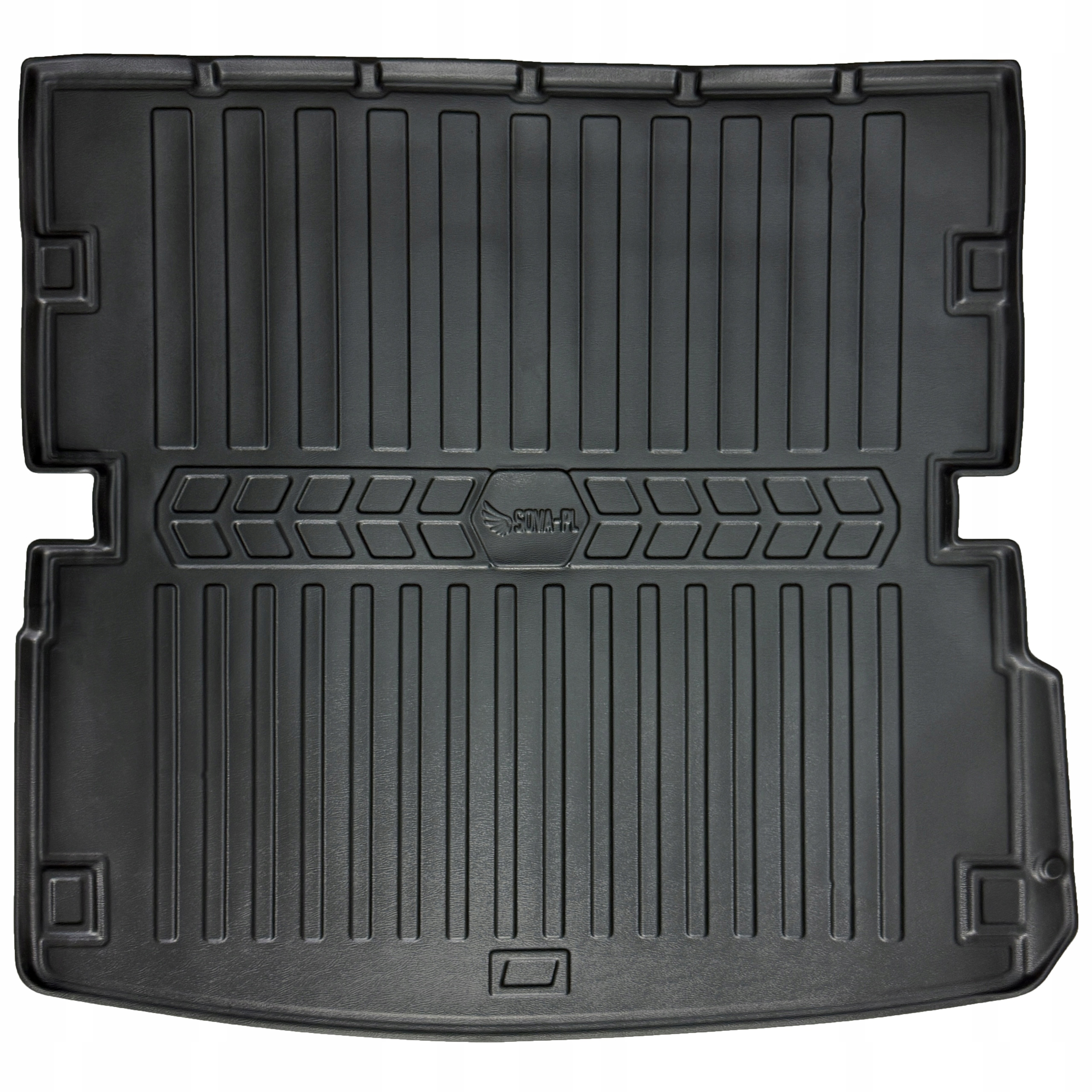 Mata bagażnika wkład dywanik Audi Q7 I 4L (2005-2015) wersja 7 osobowa (z=>