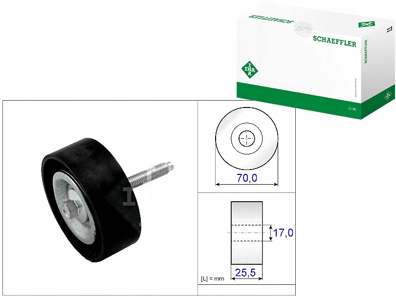 Ina Váleček Vícedrážkového Řemene Ford 2,0TDCI 07-