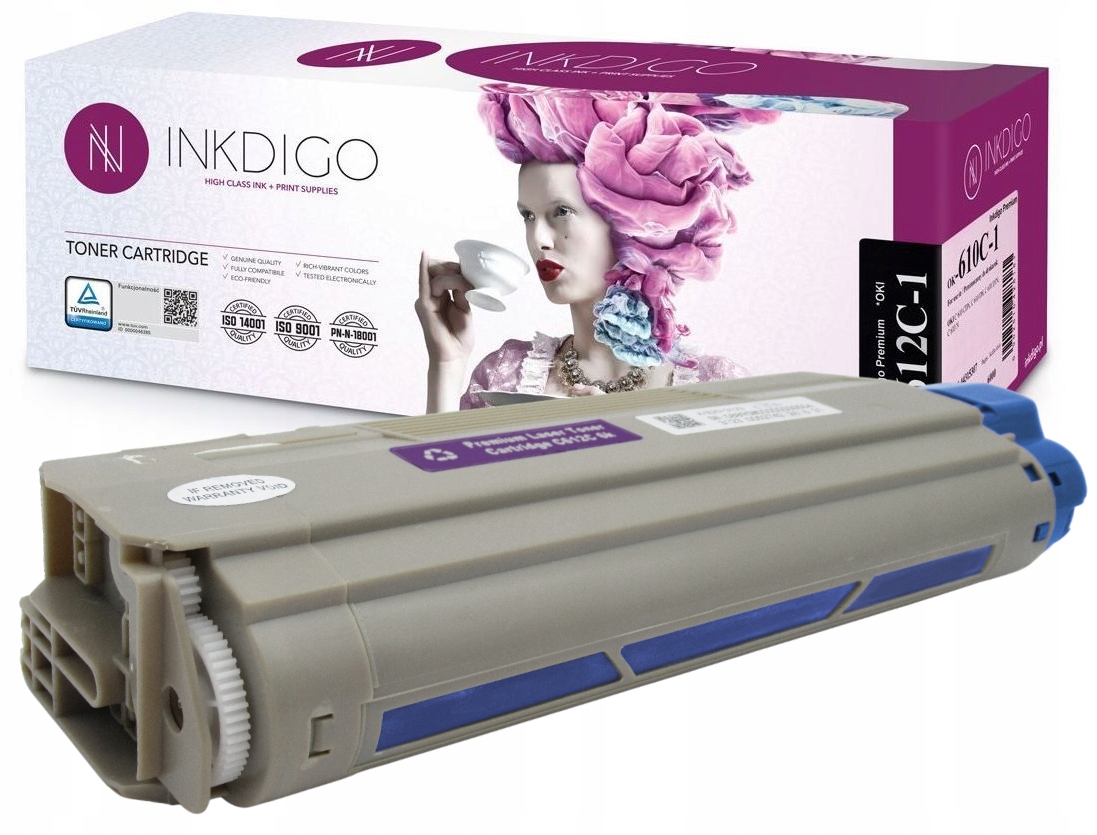 

Toner zamienny do drukarki Oki C612DN C612N Cyan