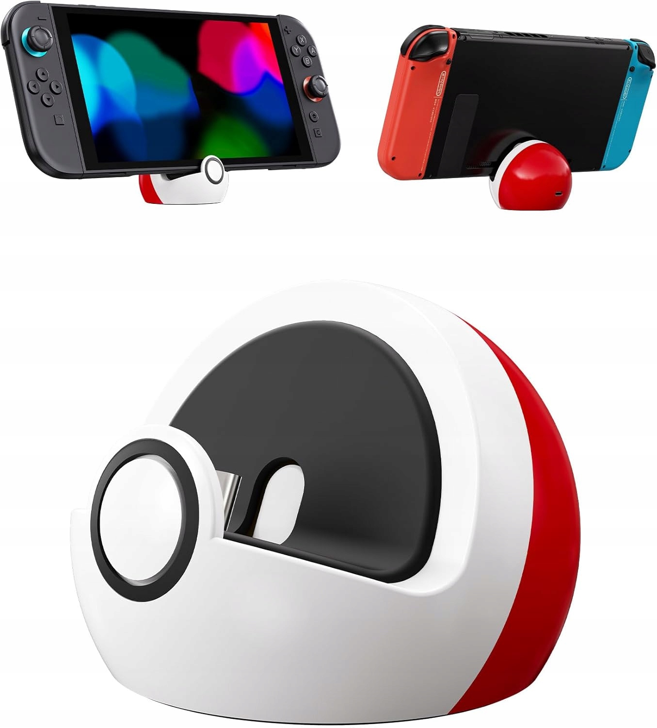 STACJA ŁADOWANIA Z DESIGNEM POKEBALL DO NINTENDO SWITCH/ LITE
