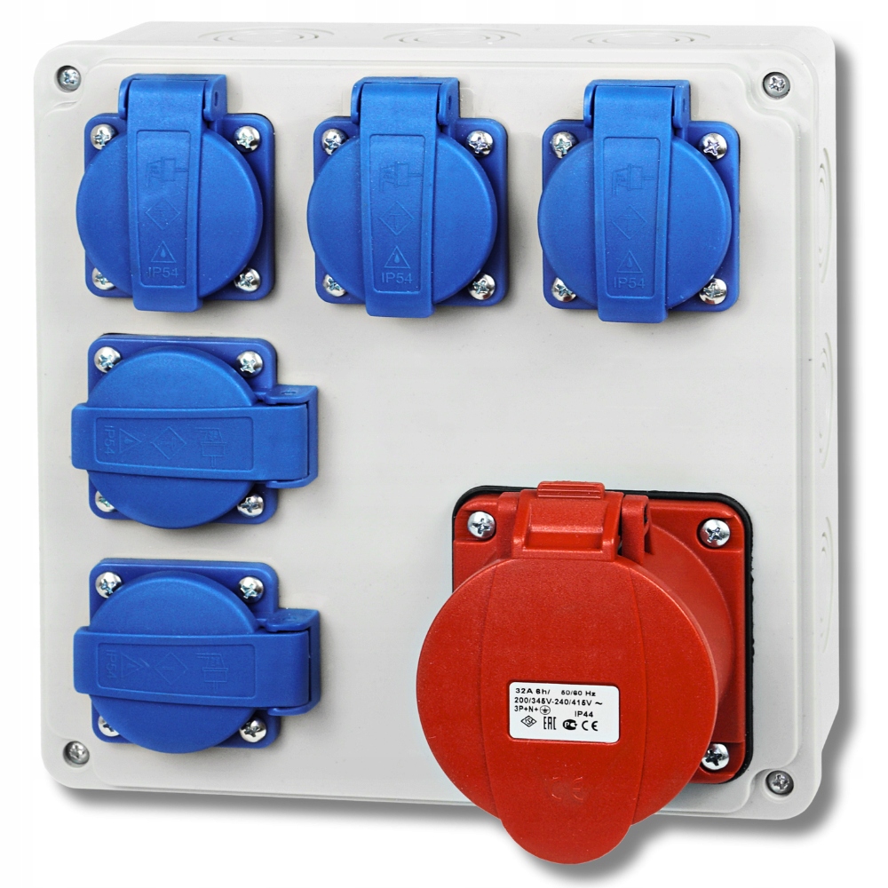 Stavební rozvaděčová skříň 32A 4P 5X230V Certifikát
