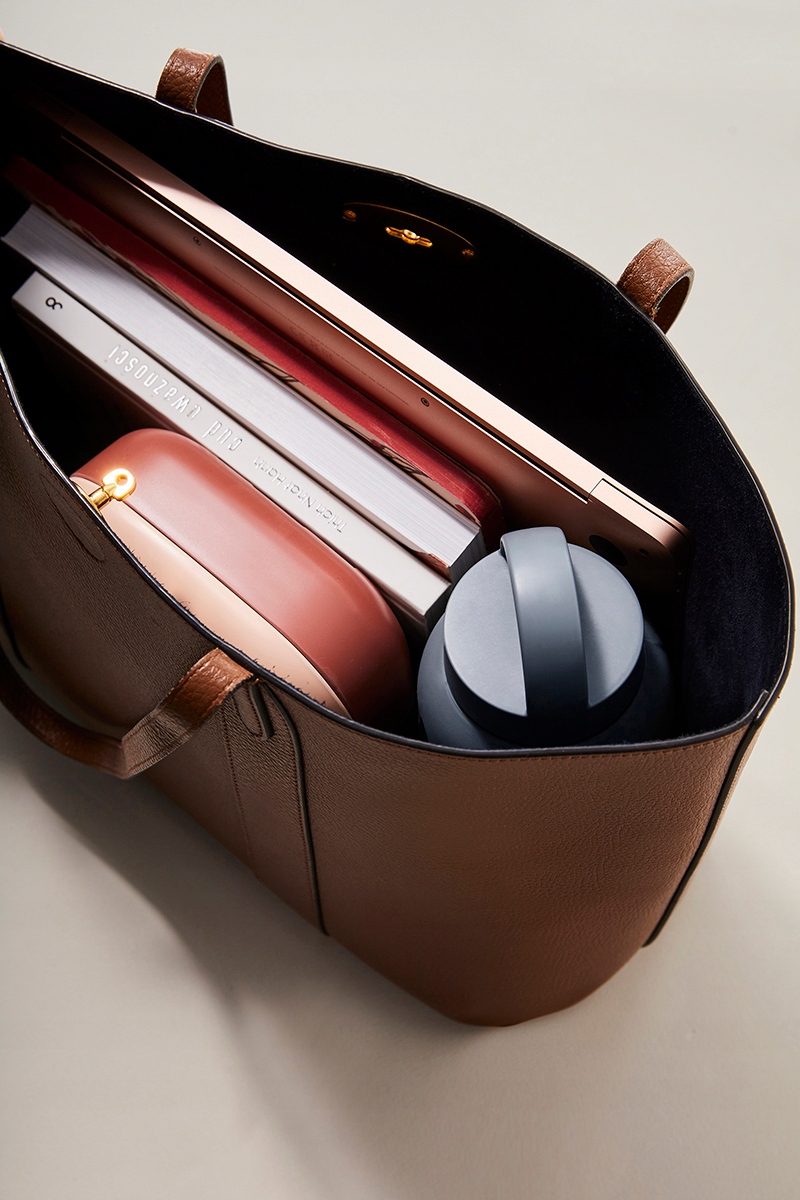 MUUKI butelka na WODĘ / NAPARY Mustard + słomka Pojemność 720 ml