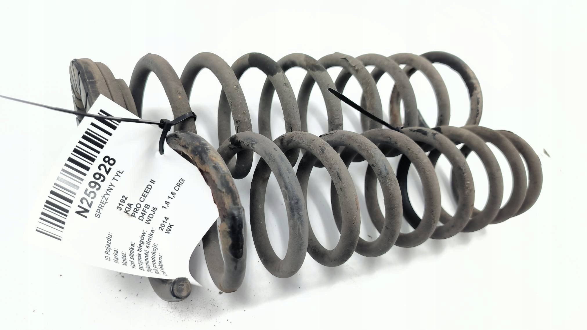 springs rear part KIA PRO CEED II