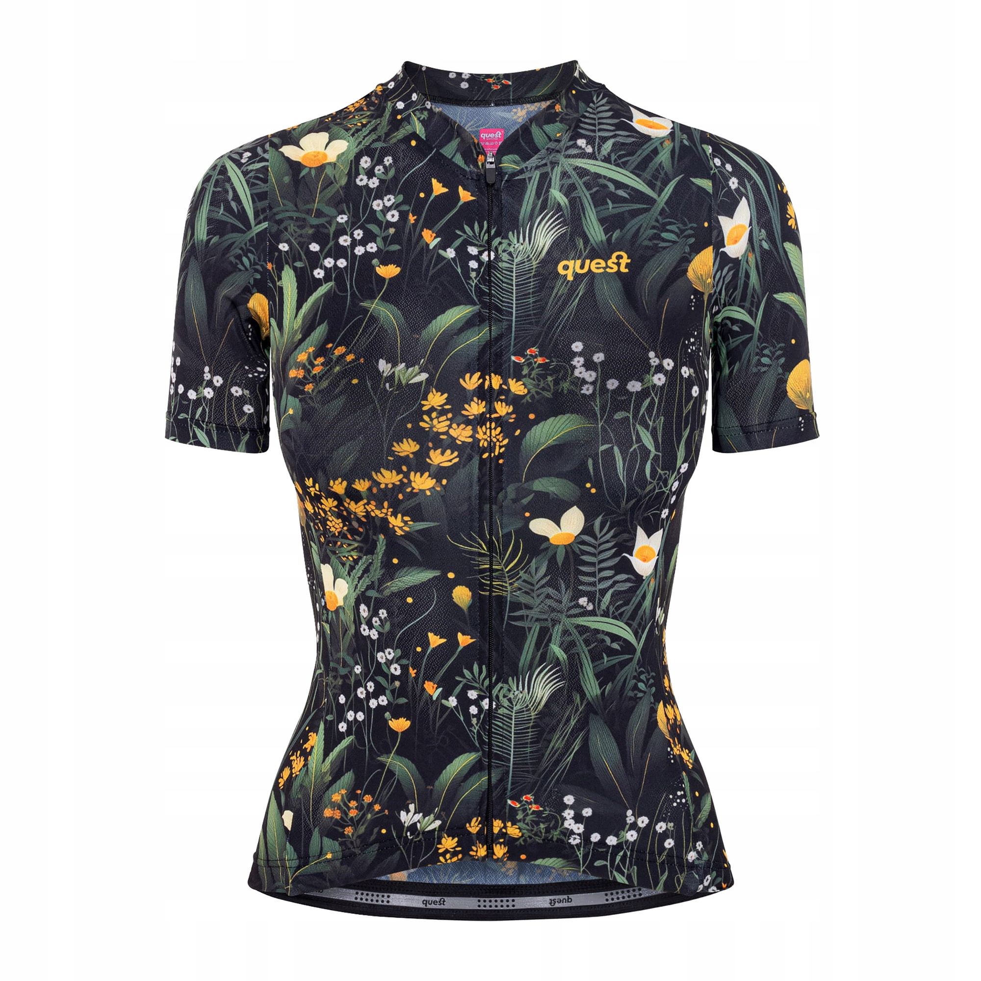 Koszulka rowerowa damska Quest Flowers W S