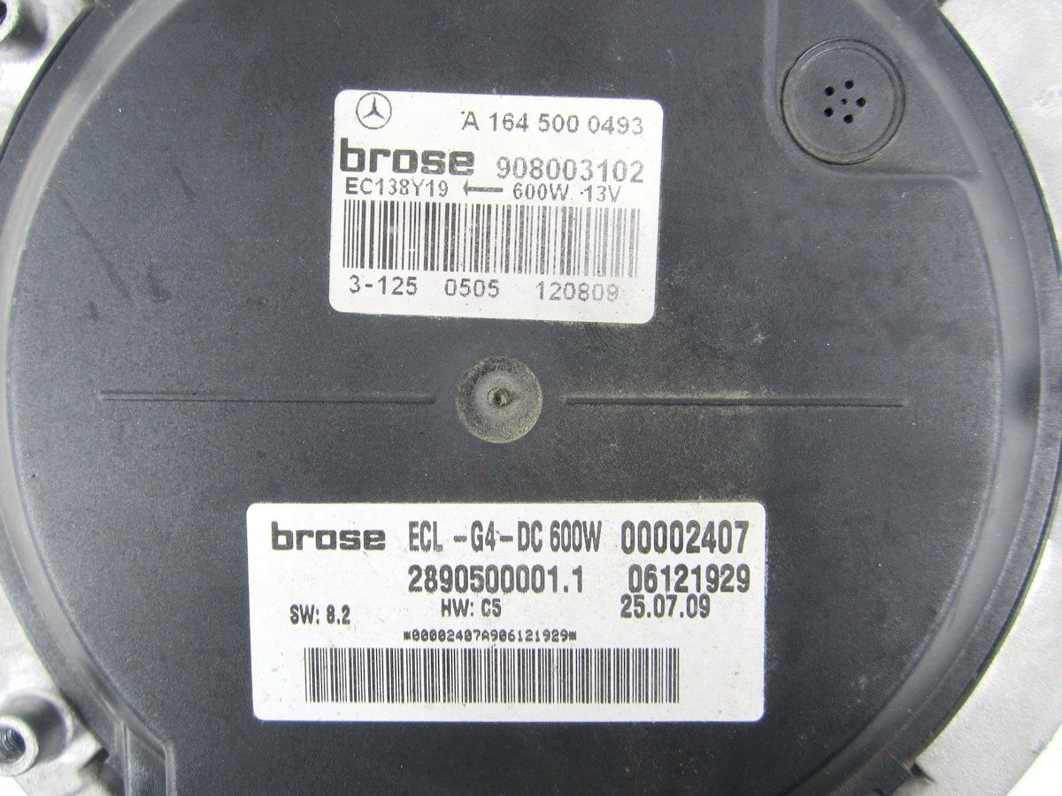 MOTOR VENTILATORA MERCEDES W251 R-KLASA 3.0 V6 CDI
